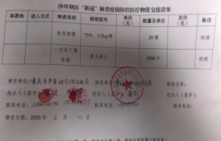 2020市产学研促进会与沙坪坝区科协共同战“疫”。