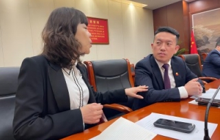 2024年6月17日上午，市产学研促进会支部书记陈洁结合工作实际情况与党员开展面对面谈心谈话活动。