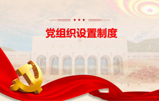 党组织设置制度